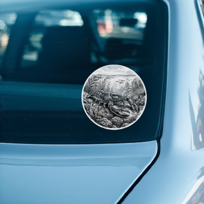 Hummer in der Wildnis Aufkleber Bunt - Ansicht 3