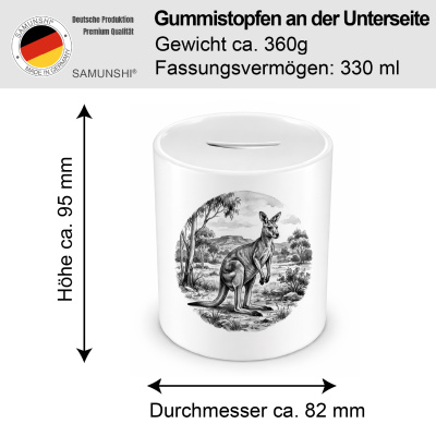 Spardose mit dem Motiv K�nguru in der Wildnis - Ansicht 2