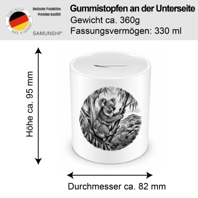 Spardose mit dem Motiv Koala in der Wildnis - Ansicht 2