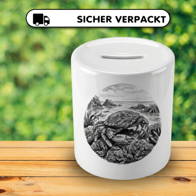 Spardose mit dem Motiv Kolibri in der Wildnis - Ansicht 4