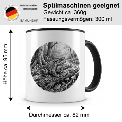 Tasse mit dem Motiv Kr�te in der Wildnis - Ansicht 2