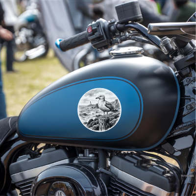 M�we in der Wildnis Aufkleber Bunt - Ansicht 8