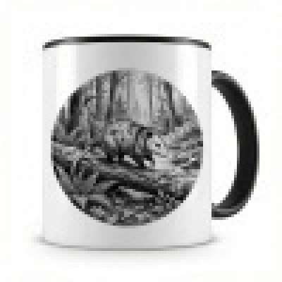 Tasse mit dem Motiv Opossum in der Wildnis