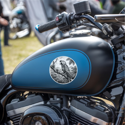 Papagei in der Wildnis Aufkleber Bunt - Ansicht 8