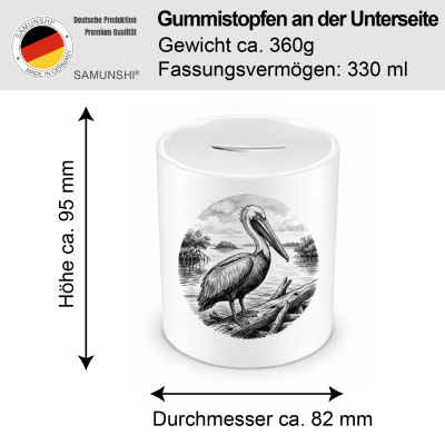 Spardose mit dem Motiv Pelikan in der Wildnis - Ansicht 2