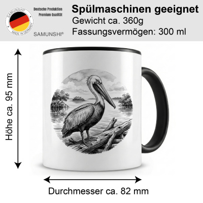Tasse mit dem Motiv Pelikan in der Wildnis - Ansicht 2