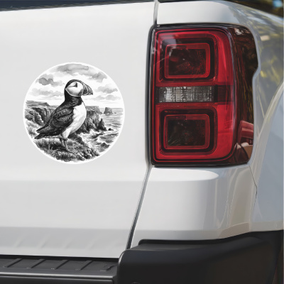 Papageitaucher in der Wildnis Aufkleber Bunt - Ansicht 2