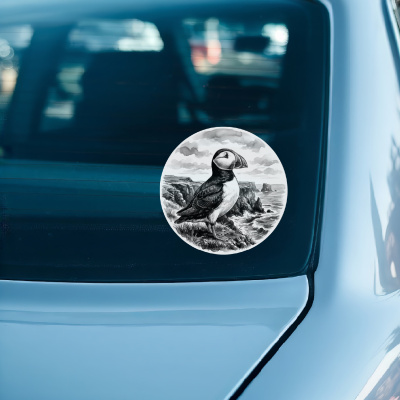 Papageitaucher in der Wildnis Aufkleber Bunt - Ansicht 3