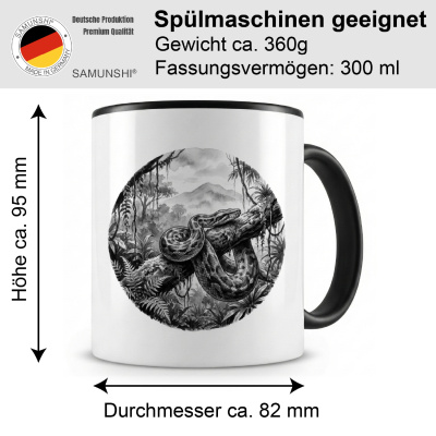 Tasse mit dem Motiv Python in der Wildnis - Ansicht 2