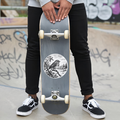 Rotkehlchen in der Wildnis Aufkleber Bunt - Ansicht 6