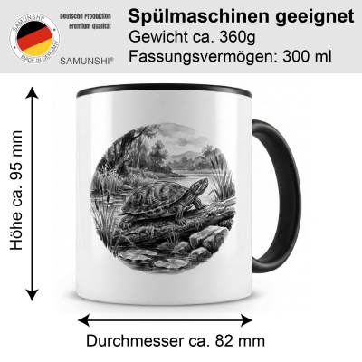 Tasse mit dem Motiv Landschildkr�ten in der Wildnis - Ansicht 2