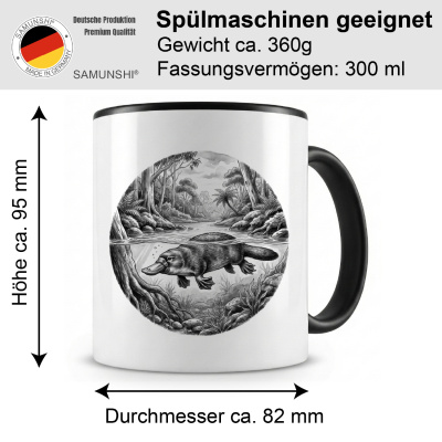 Tasse mit dem Motiv Schnabeltier in der Wildnis - Ansicht 2