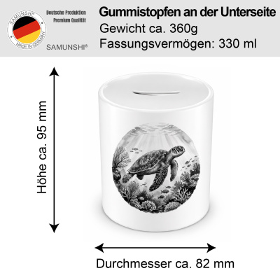 Spardose mit dem Motiv Meeresschildkr�ten in der Wildnis - Ansicht 2