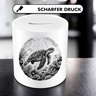 Spardose mit dem Motiv Meeresschildkr�ten in der Wildnis - Ansicht 5