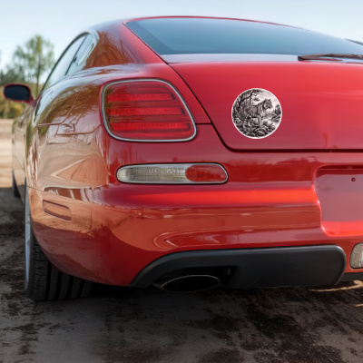 Tiger in der Wildnis Aufkleber Bunt - Ansicht 4