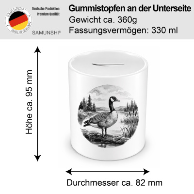 Spardose mit dem Motiv Wilde Gans in der Wildnis - Ansicht 2