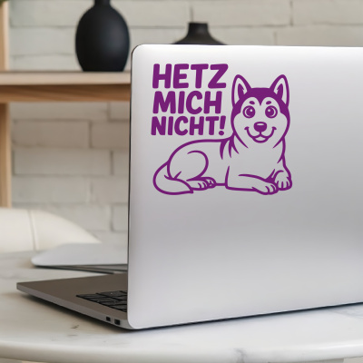 Akita Hetz mich nicht! Aufkleber - Ansicht 5