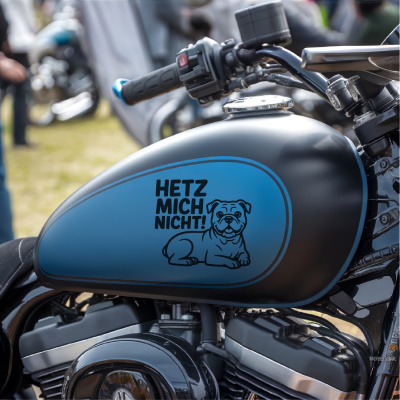 American Bulldog Hetz mich nicht! Aufkleber - Ansicht 8