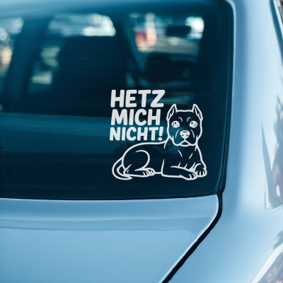 American Pit Bull Terrier Hetz mich nicht! Aufkleber - Ansicht 3