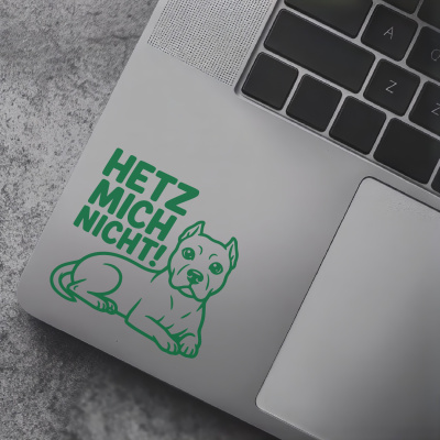 American Pit Bull Terrier Hetz mich nicht! Aufkleber - Ansicht 7