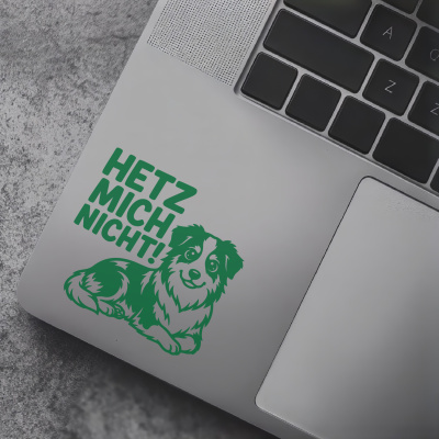 Australian Shepherd Hetz mich nicht! Aufkleber - Ansicht 7