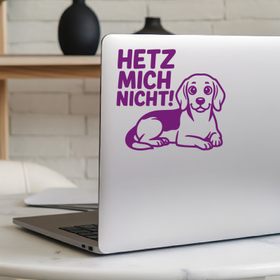 Beagle Hetz mich nicht! Aufkleber - Ansicht 5