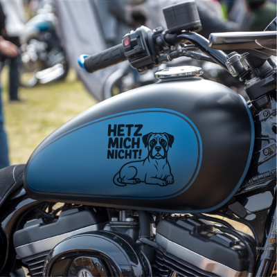 Boxer Hetz mich nicht! Aufkleber - Ansicht 8
