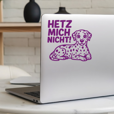 Dalmatiner Hetz mich nicht! Aufkleber - Ansicht 5