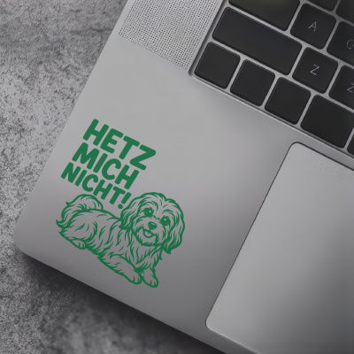 Havaneser Hetz mich nicht! Aufkleber - Ansicht 7