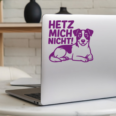 Jack Russell Terrier Hetz mich nicht! Aufkleber - Ansicht 5