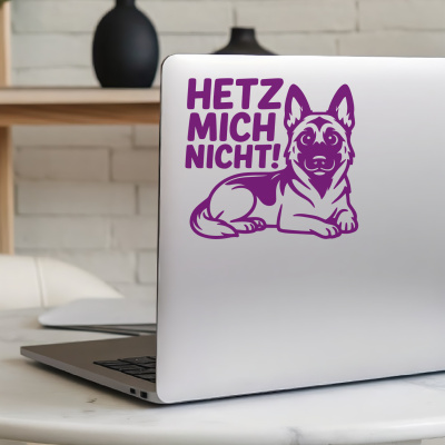 Malinois Hetz mich nicht! Aufkleber - Ansicht 5
