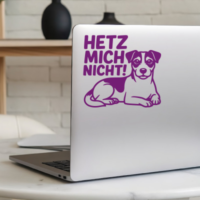 Parson Russell Terrier Hetz mich nicht! Aufkleber - Ansicht 5