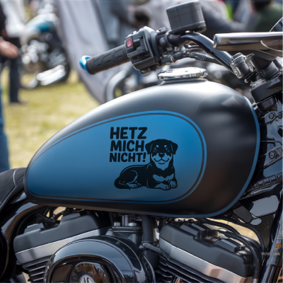 Rottweiler Hetz mich nicht! Aufkleber - Ansicht 8