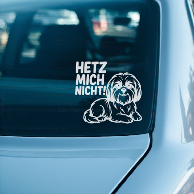 Shih-Tzu Hetz mich nicht! Aufkleber - Ansicht 3