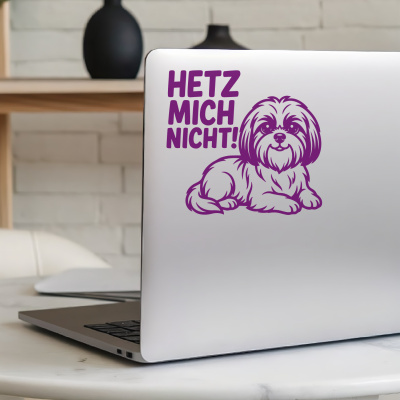 Shih-Tzu Hetz mich nicht! Aufkleber - Ansicht 5