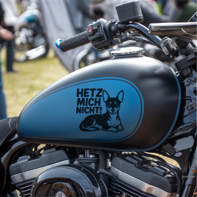 Zwergschnauzer Hetz mich nicht! Aufkleber - Ansicht 8