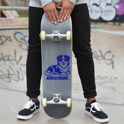 Australian Shepherd mit Name Aufkleber - Ansicht 6