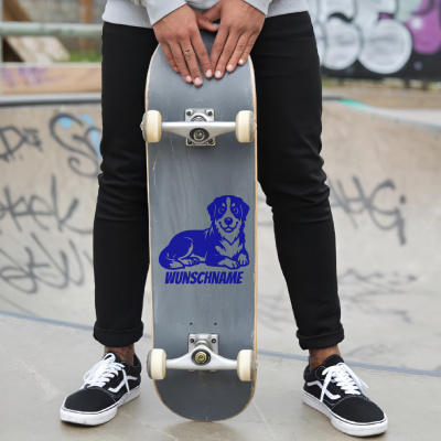 Berner Sennenhund mit Name Aufkleber - Ansicht 6