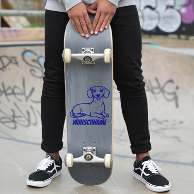 Dackel mit Name Aufkleber - Ansicht 6