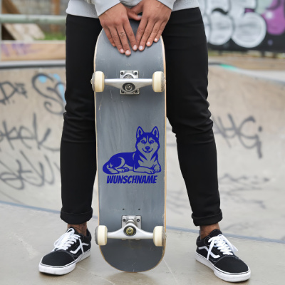 Husky mit Name Aufkleber - Ansicht 6