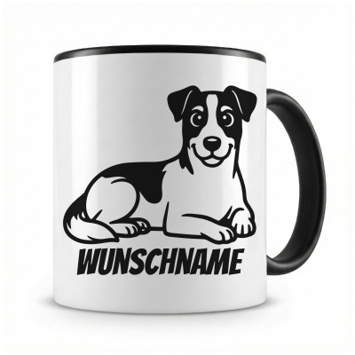 Tasse mit  Jack Russell Terrier mit Name  als Motiv
