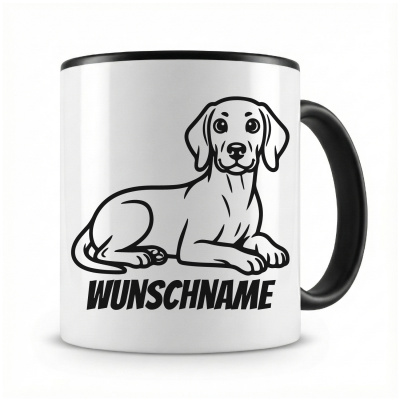 Tasse mit  Magyar Vizsla mit Name  als Motiv