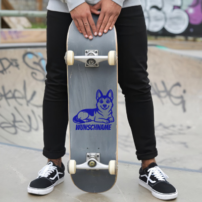 Sch�ferhund mit Name Aufkleber - Ansicht 6