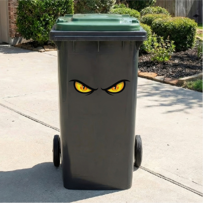 Feuer Augen Aufkleber Cartoon - Ansicht 4