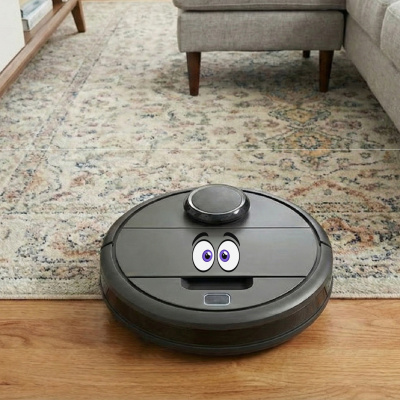 Comic Augen Lila Aufkleber Cartoon - Ansicht 2