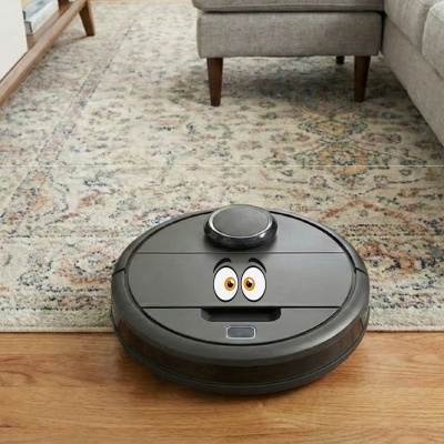 Comic Augen Orange Aufkleber Cartoon - Ansicht 2