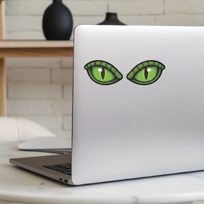 Schlangen Augen Aufkleber Cartoon - Ansicht 6