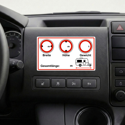 Wohnwagen Wei� Aufkleber - Ansicht 2