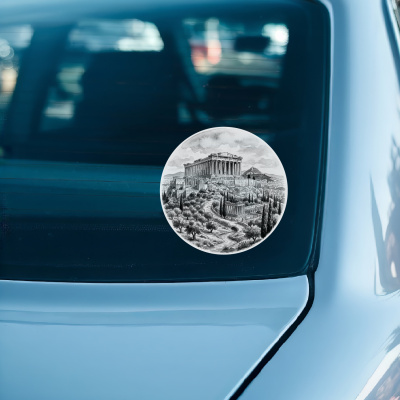 Akropolis & Parthenon aus Griechenland Athen Aufkleber - Ansicht 3