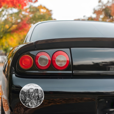 Basteibr�cke aus Deutschland S�chsische Schweiz Aufkleber - Ansicht 3